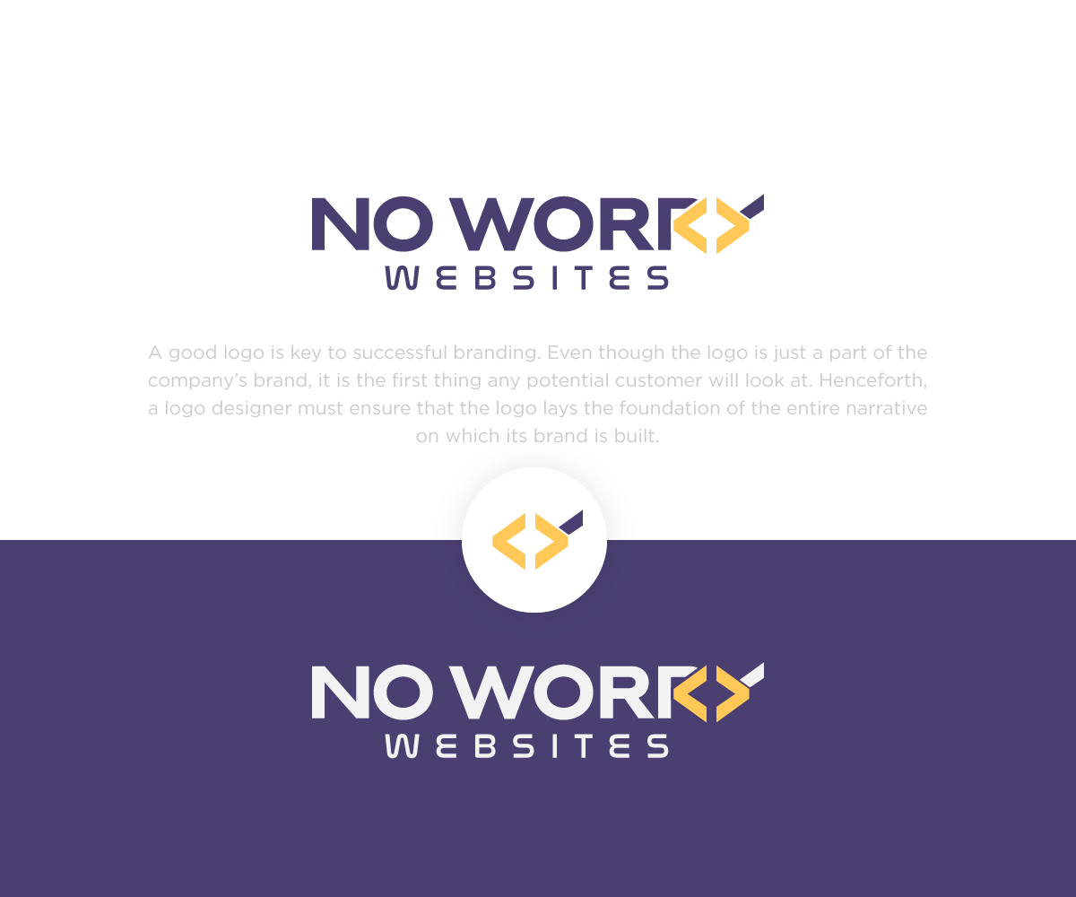 Logo Design by Abdul 20 for No Worry Websites | Design #34758328