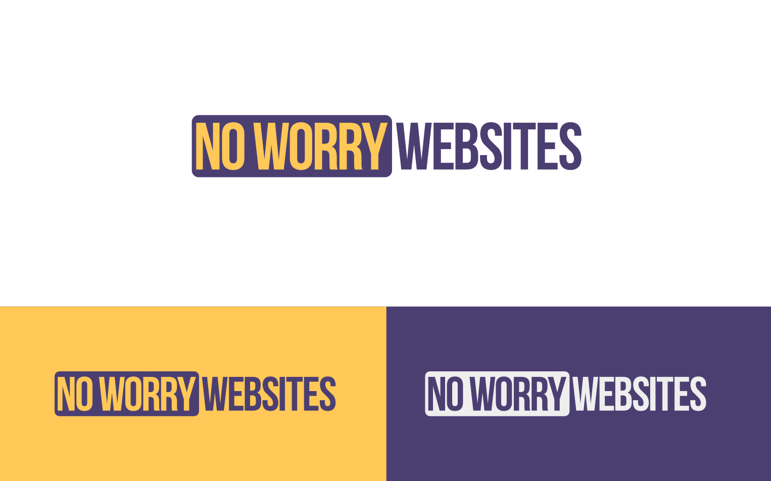Logo Design by MulamboDesign for No Worry Websites | Design #34730266
