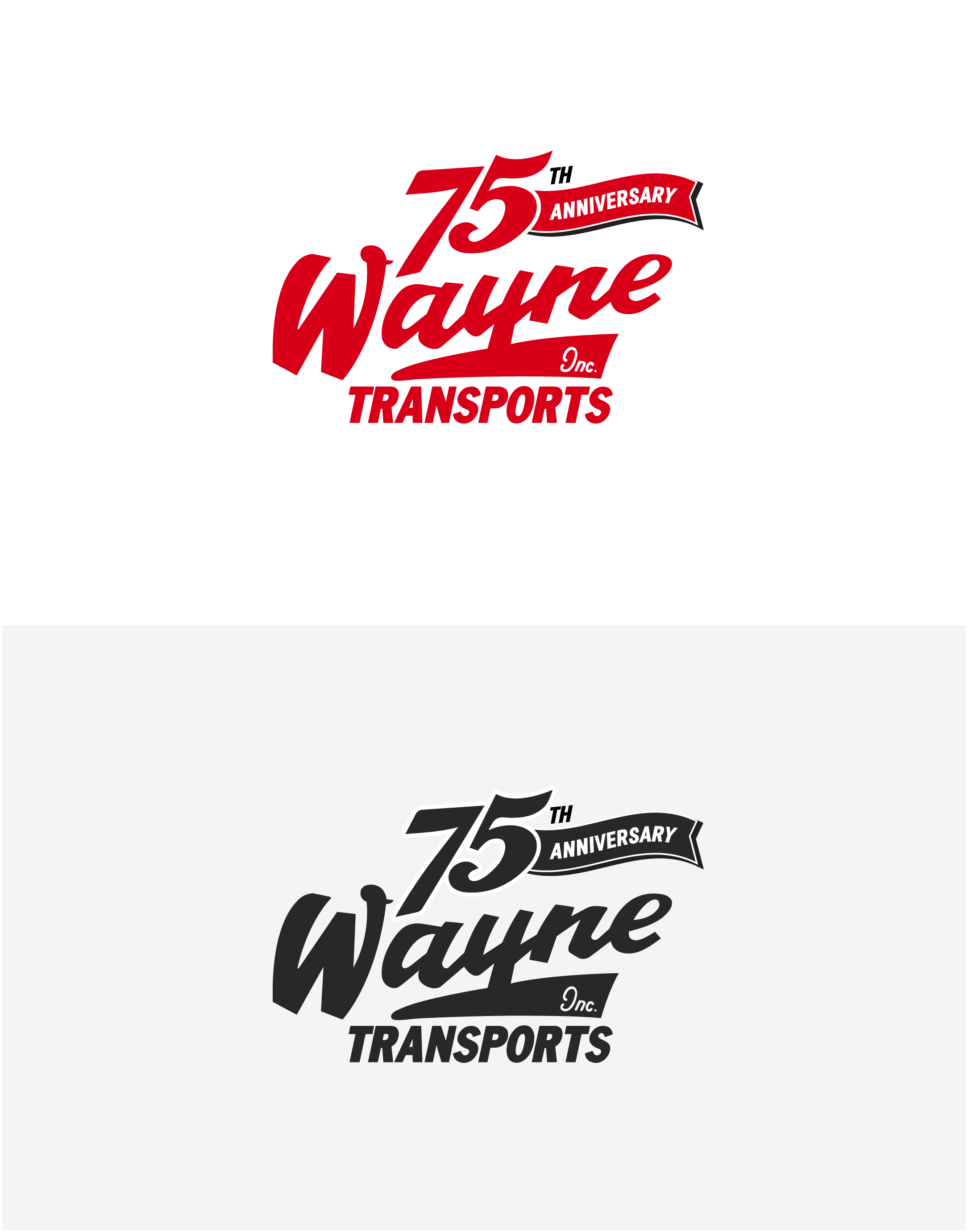 Logo Design by huda.visuals for Wayne Transports, Inc. | Design #34738043