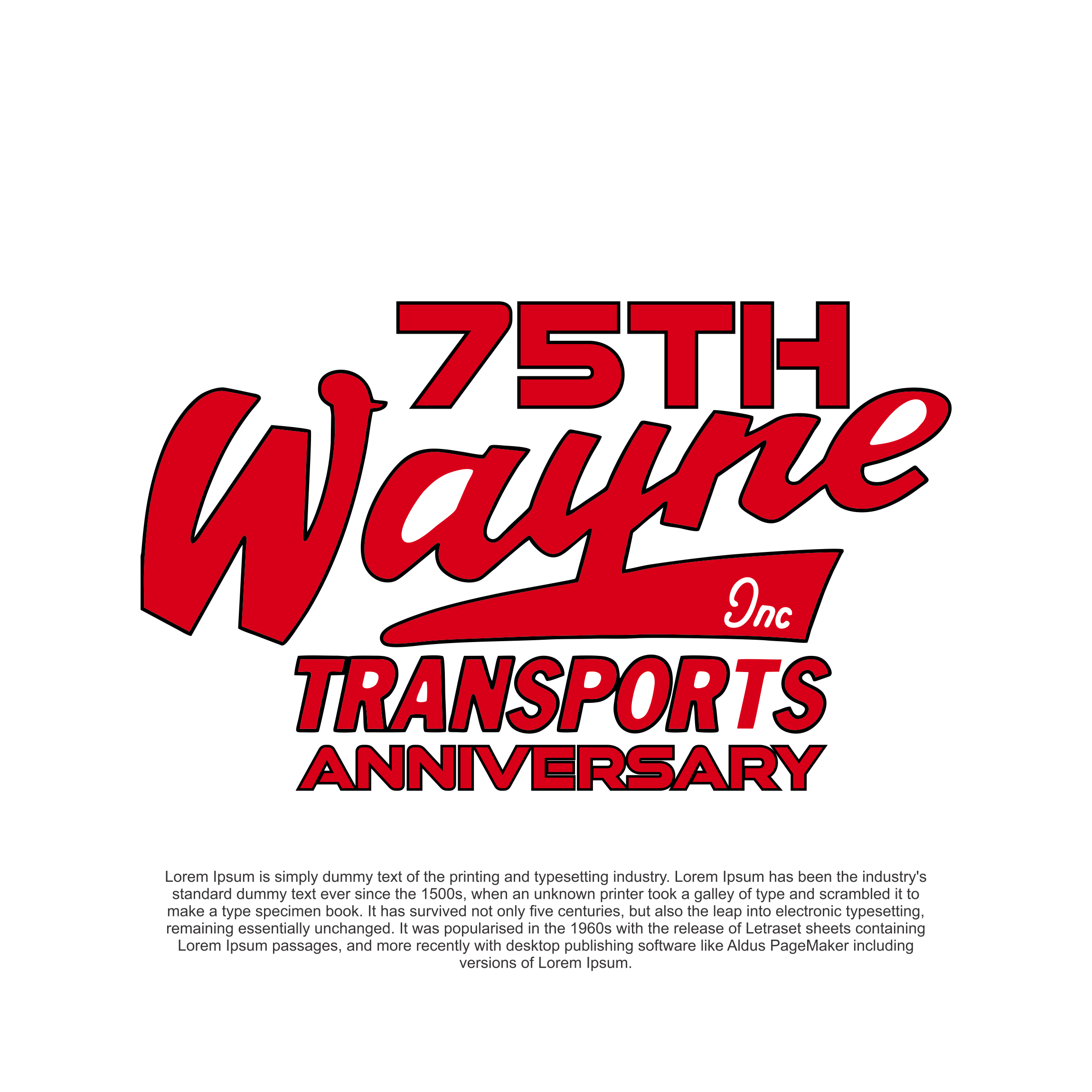 Logo Design by diego costa for Wayne Transports, Inc. | Design #34734011