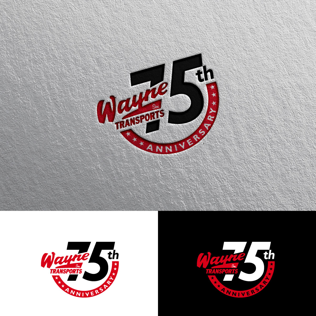 Logo Design by Alex Henry for Wayne Transports, Inc. | Design #34736885
