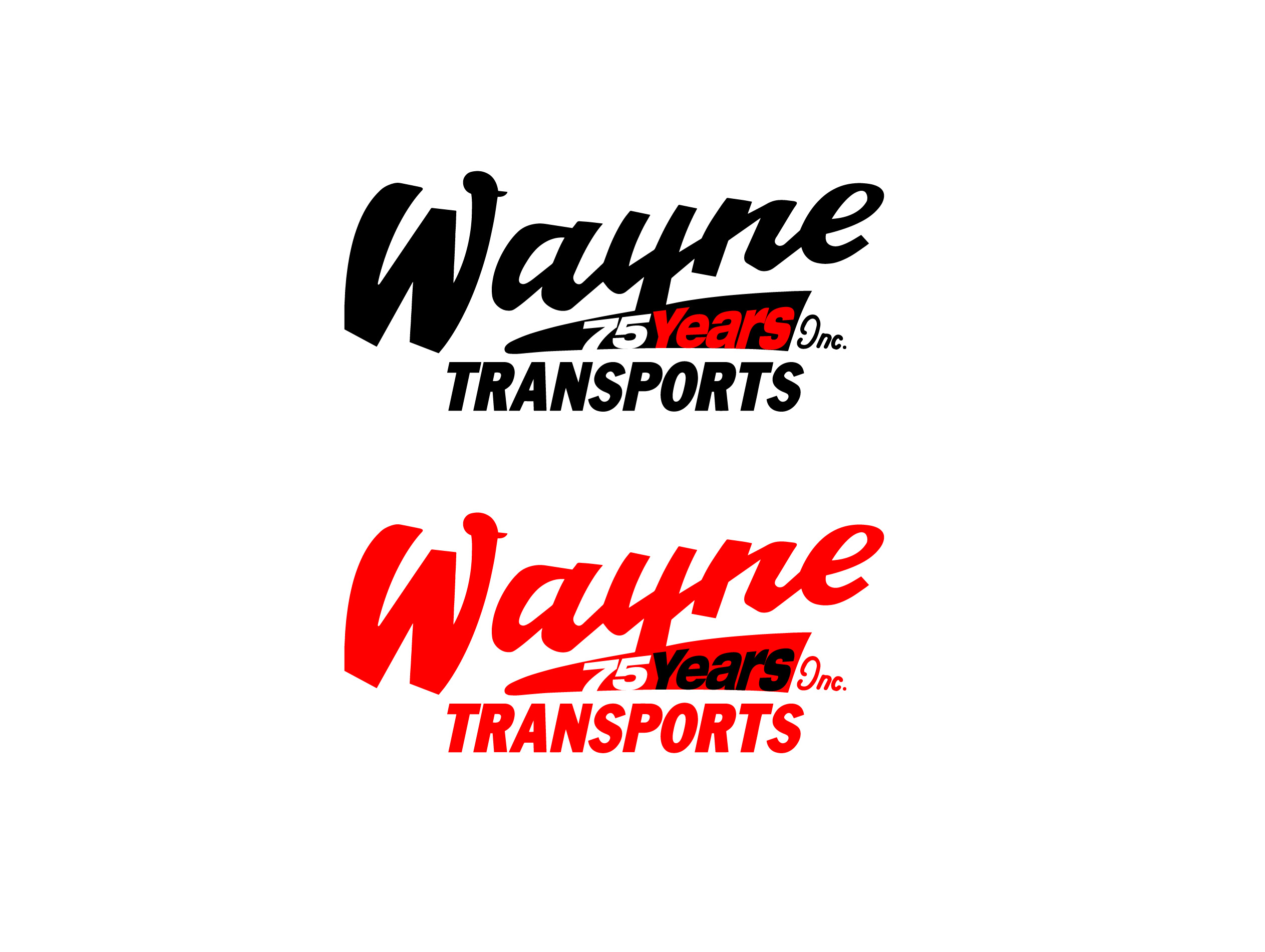 Logo Design by jika for Wayne Transports, Inc. | Design #34740428