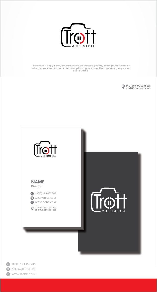 Logo Design by zebronicgraphic for Trott Multimedia | Design #34734361