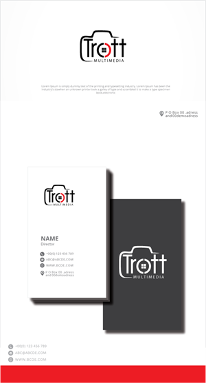 Logo Design by zebronicgraphic for Trott Multimedia | Design: #34734361