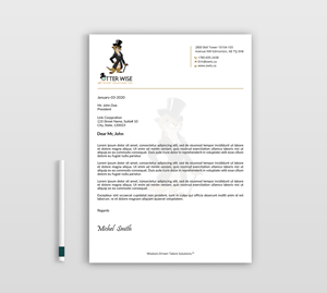 Letterhead Design by Expert Bappy for this project | Design: #34735366