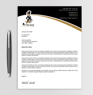 Letterhead Design by Expert Bappy for this project | Design: #34736091