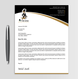 Letterhead Design by Expert Bappy for this project | Design: #34736101