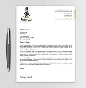Letterhead Design by Expert Bappy for this project | Design: #34736110