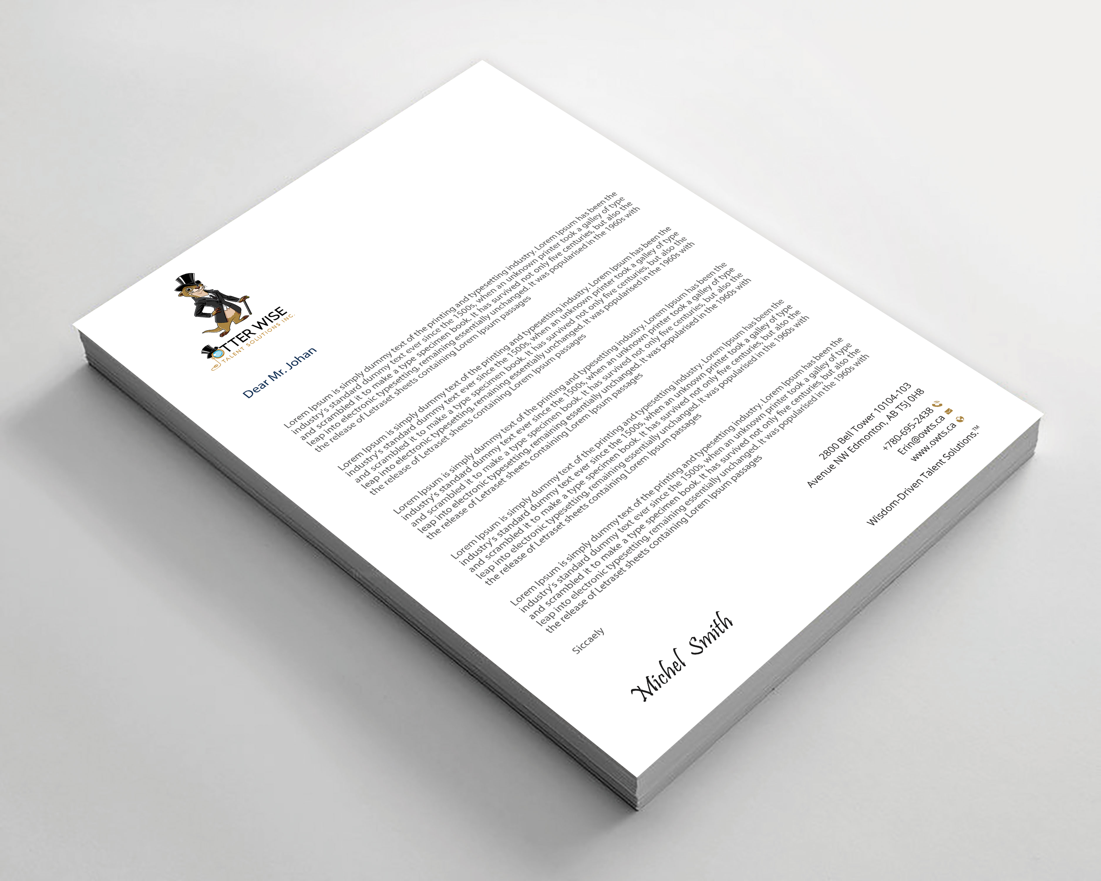 Letterhead Design by Expert Bappy for this project | Design #34736246