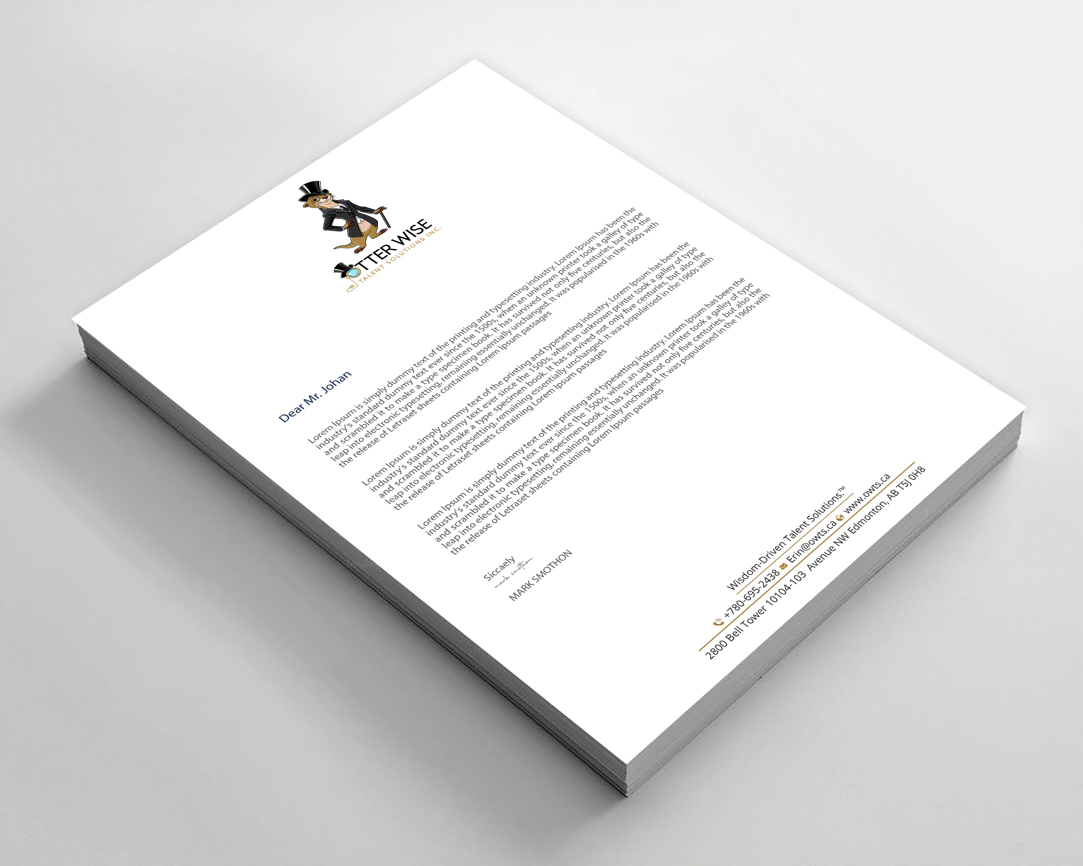 Letterhead Design by Expert Bappy for this project | Design #34736343