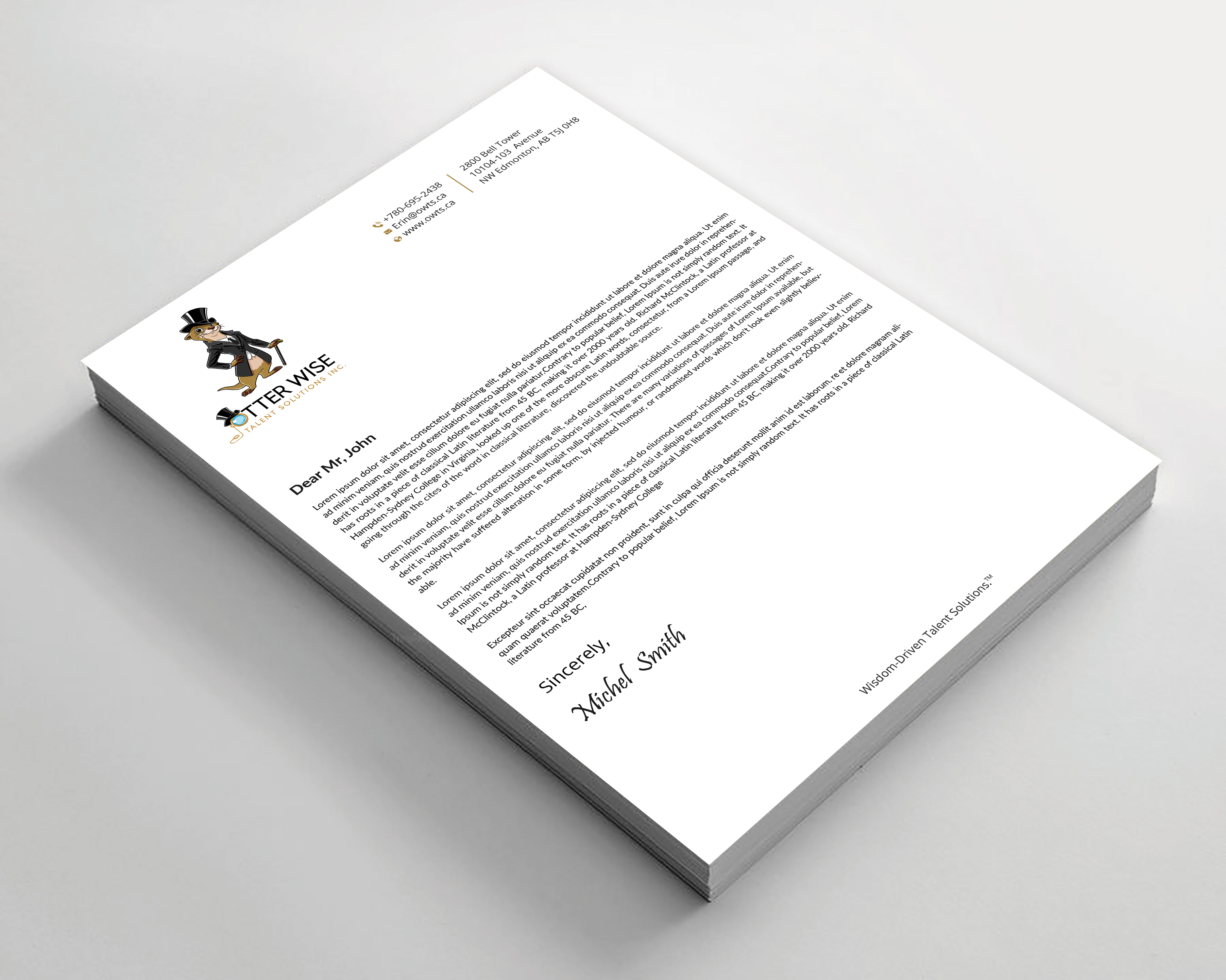 Letterhead Design by Expert Bappy for this project | Design #34736376