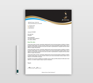 Letterhead Design by Expert Bappy for this project | Design: #34737162