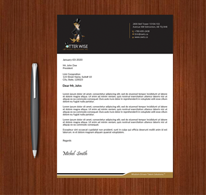 Letterhead Design by Expert Bappy for this project | Design: #34739805