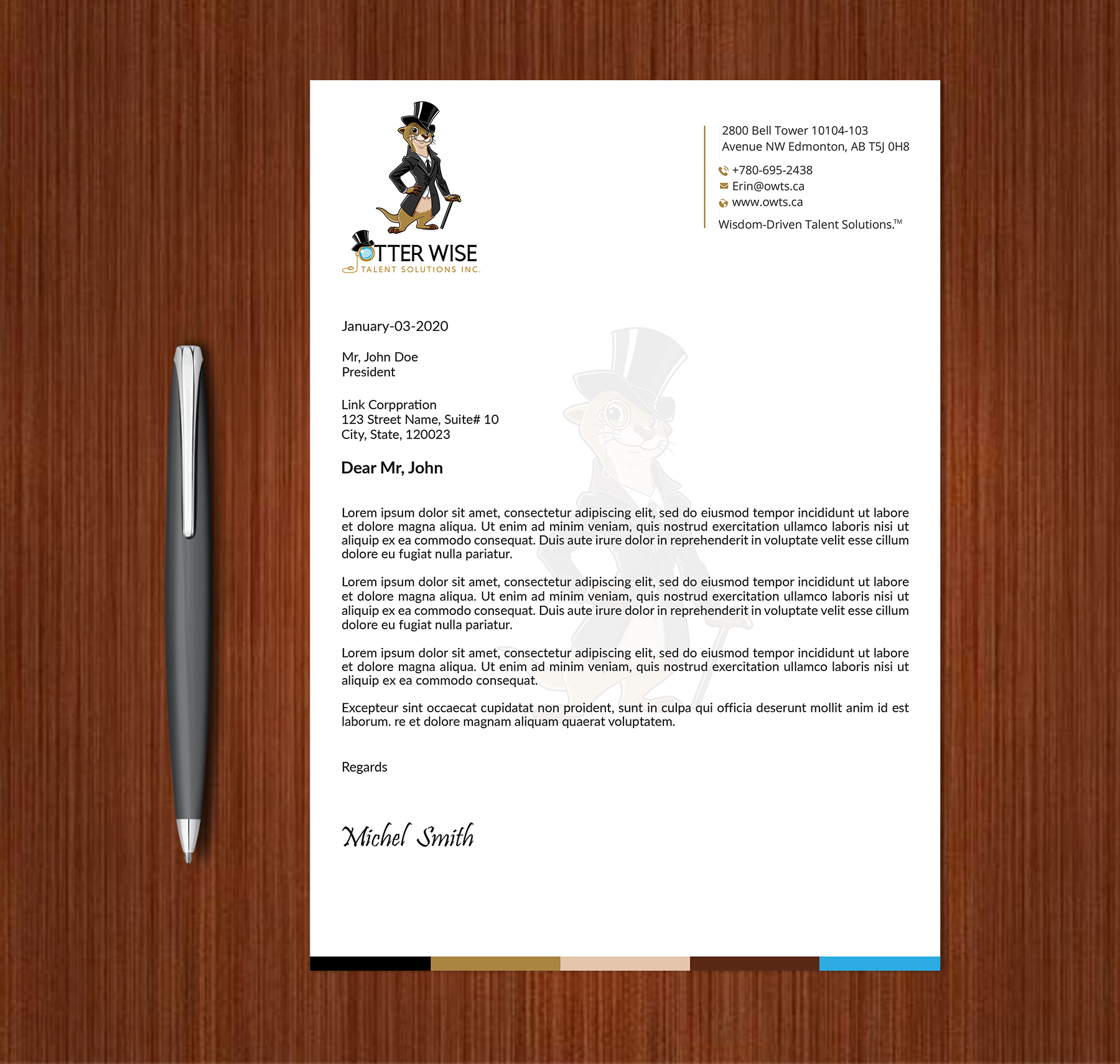 Letterhead Design by Expert Bappy for this project | Design #34740011