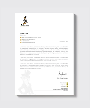 Letterhead Design by artbitin for this project | Design: #34736346