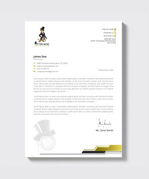 Letterhead Design by artbitin for this project | Design: #34736347