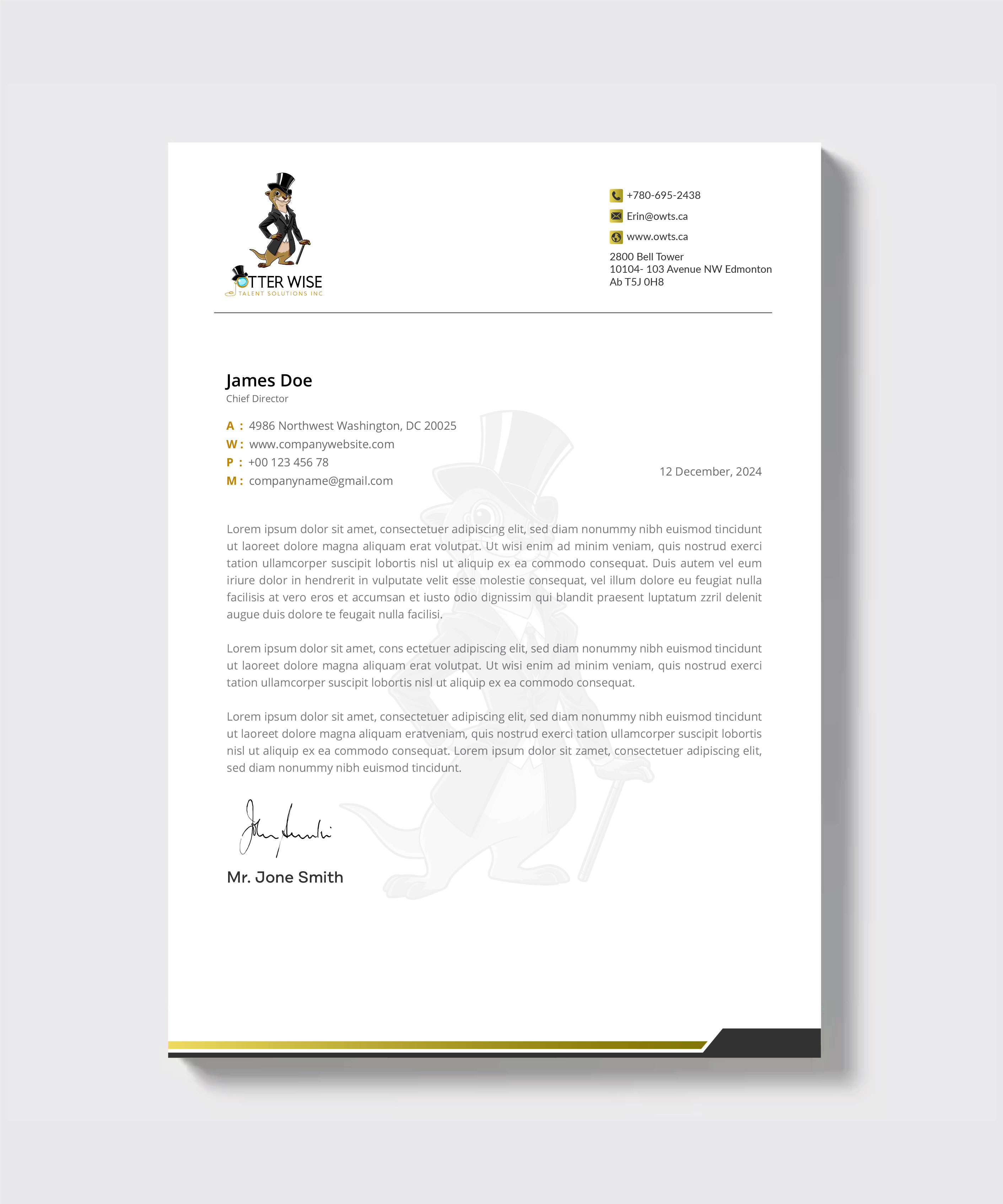 Diseño de Membrete por artbitin para este proyecto | Diseño #34736348