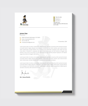 Letterhead Design by artbitin for this project | Design: #34736348
