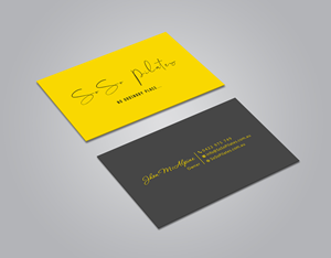 Design de Carte de Visite par Creative Moon Design pour SoSo Pilates | Design : #34741375