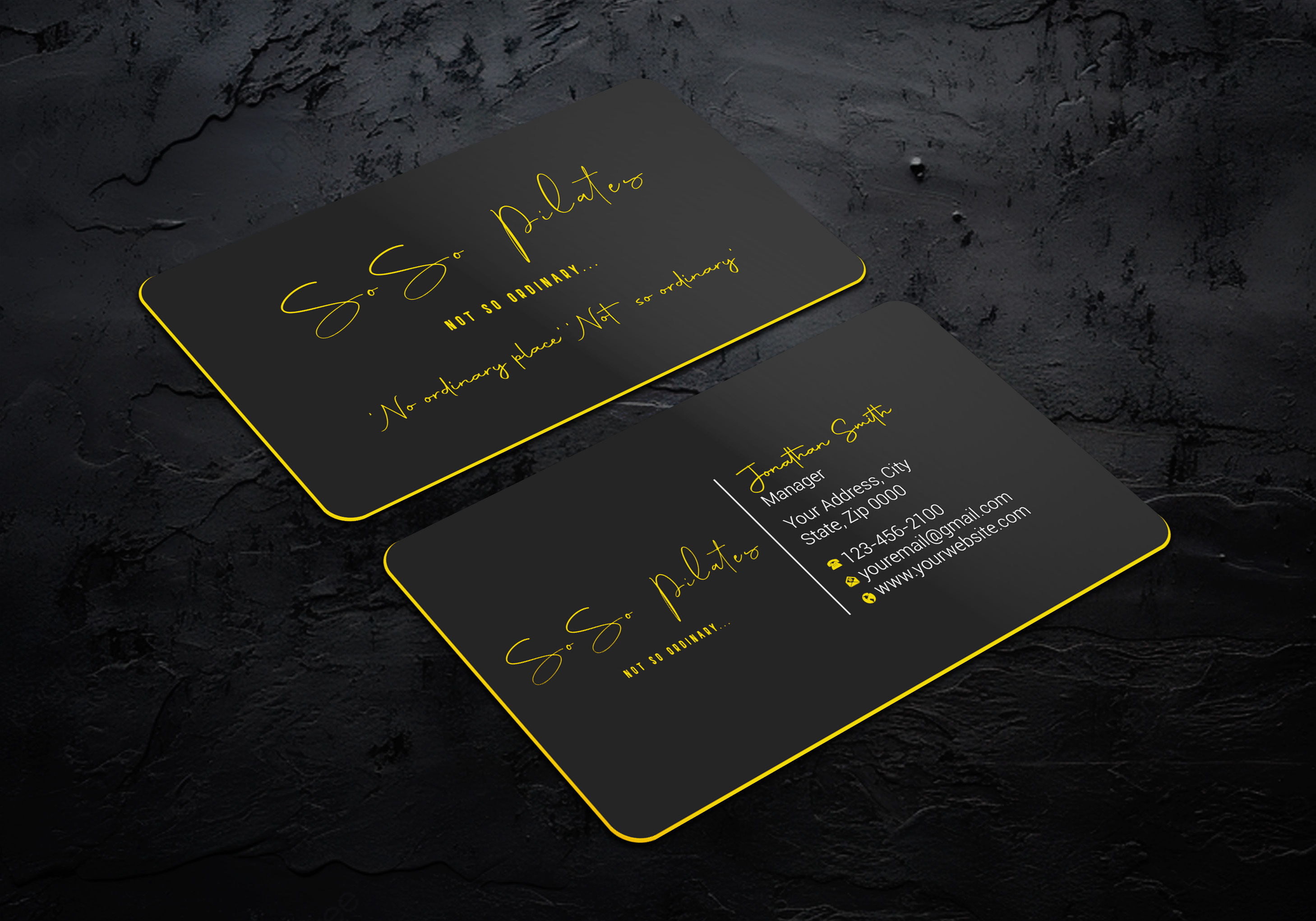 Business Card Design by LAXMI DESIGNHUB for SoSo Pilates | Design #34737891