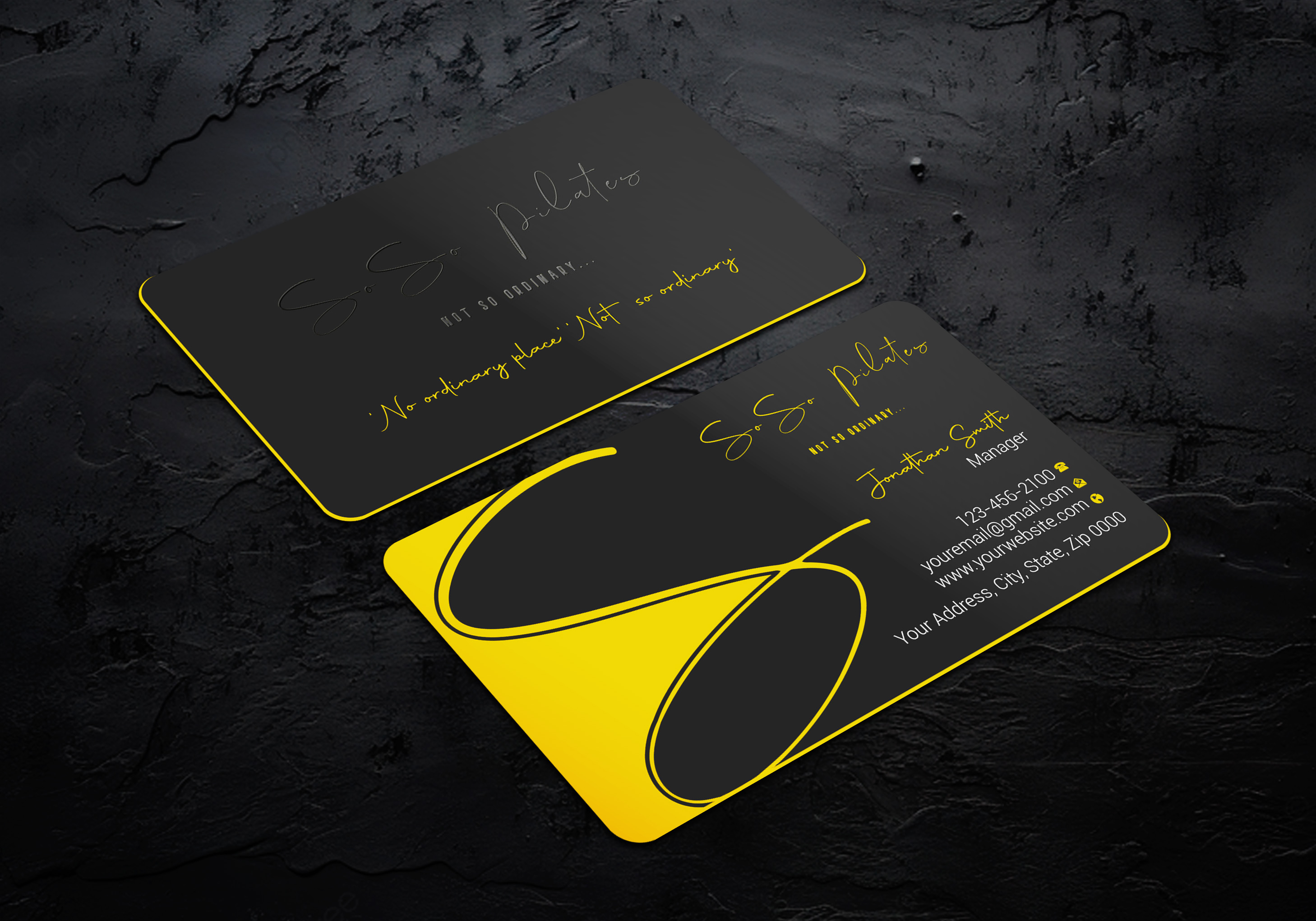 Business Card Design by LAXMI DESIGNHUB for SoSo Pilates | Design #34737919