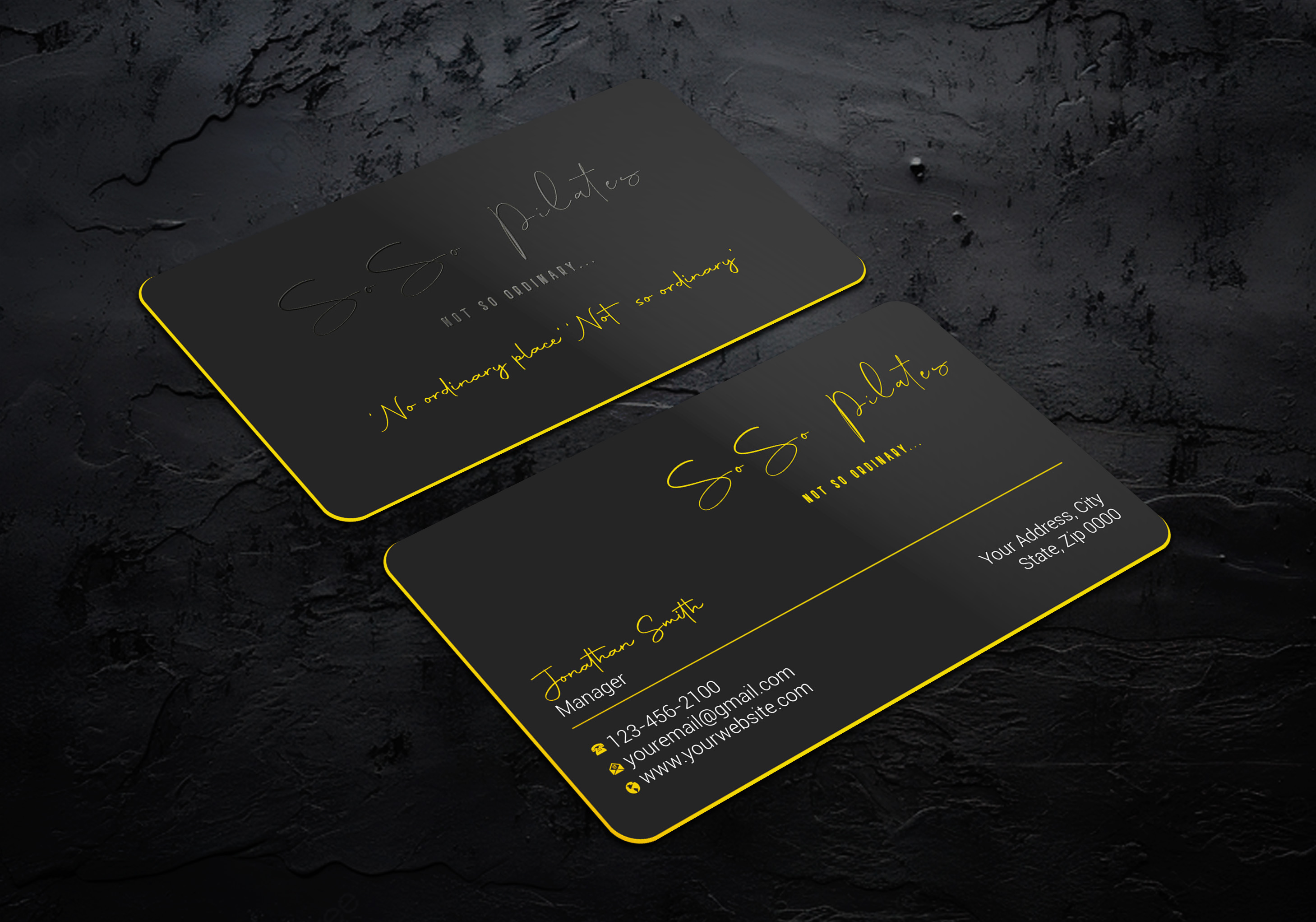 Business Card Design by LAXMI DESIGNHUB for SoSo Pilates | Design #34737930