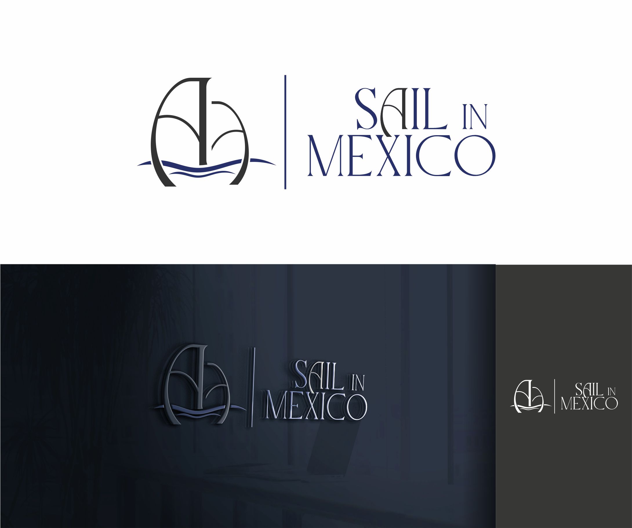 Logo-Design von alkaline für Sail in Mexico Escuela Nautica | Design #34753459