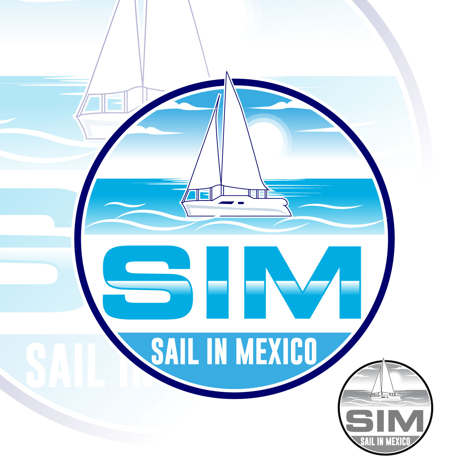 Logo Design by Suvendu.S for Sail in Mexico Escuela Nautica | Design #34775632