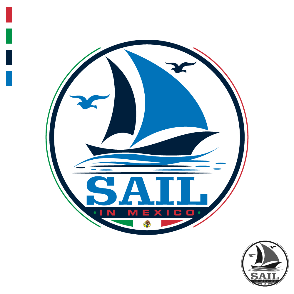 Logo Design by Suvendu.S for Sail in Mexico Escuela Nautica | Design #34776597
