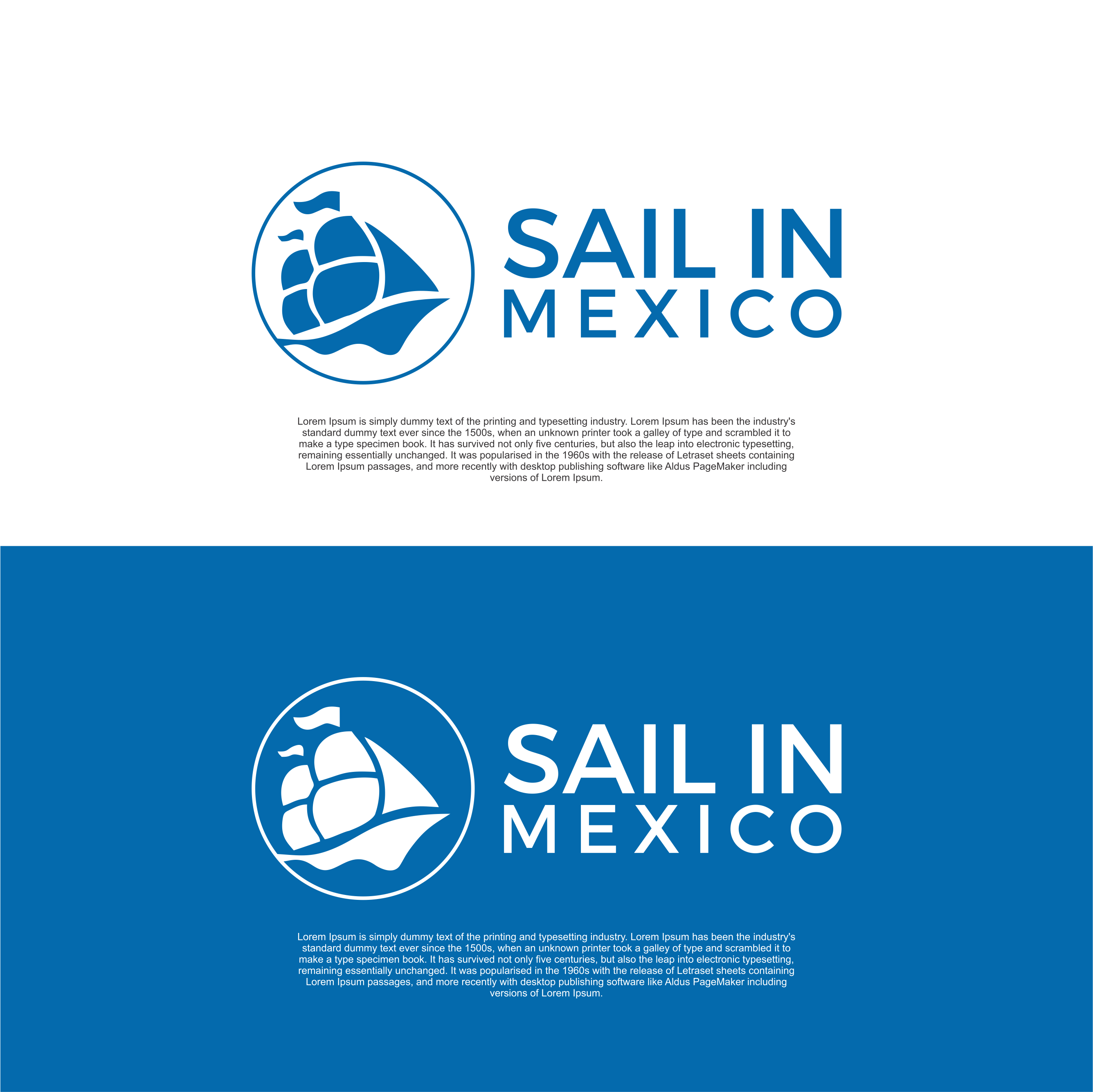 Diseño de Logo por diego costa para Sail in Mexico Escuela Nautica | Diseño #34759288