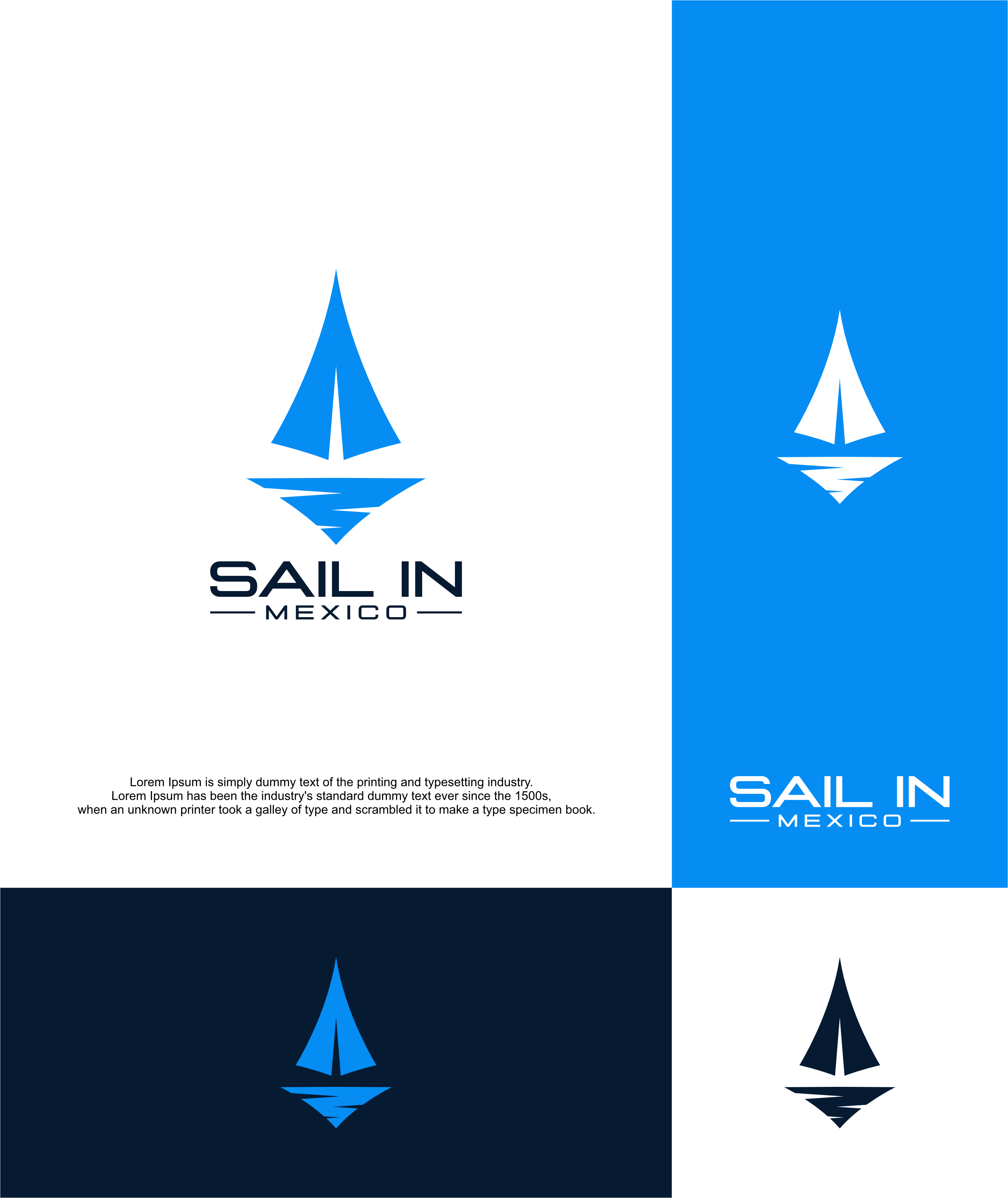 Logo-Design von ander sky dc für Sail in Mexico Escuela Nautica | Design #34749770