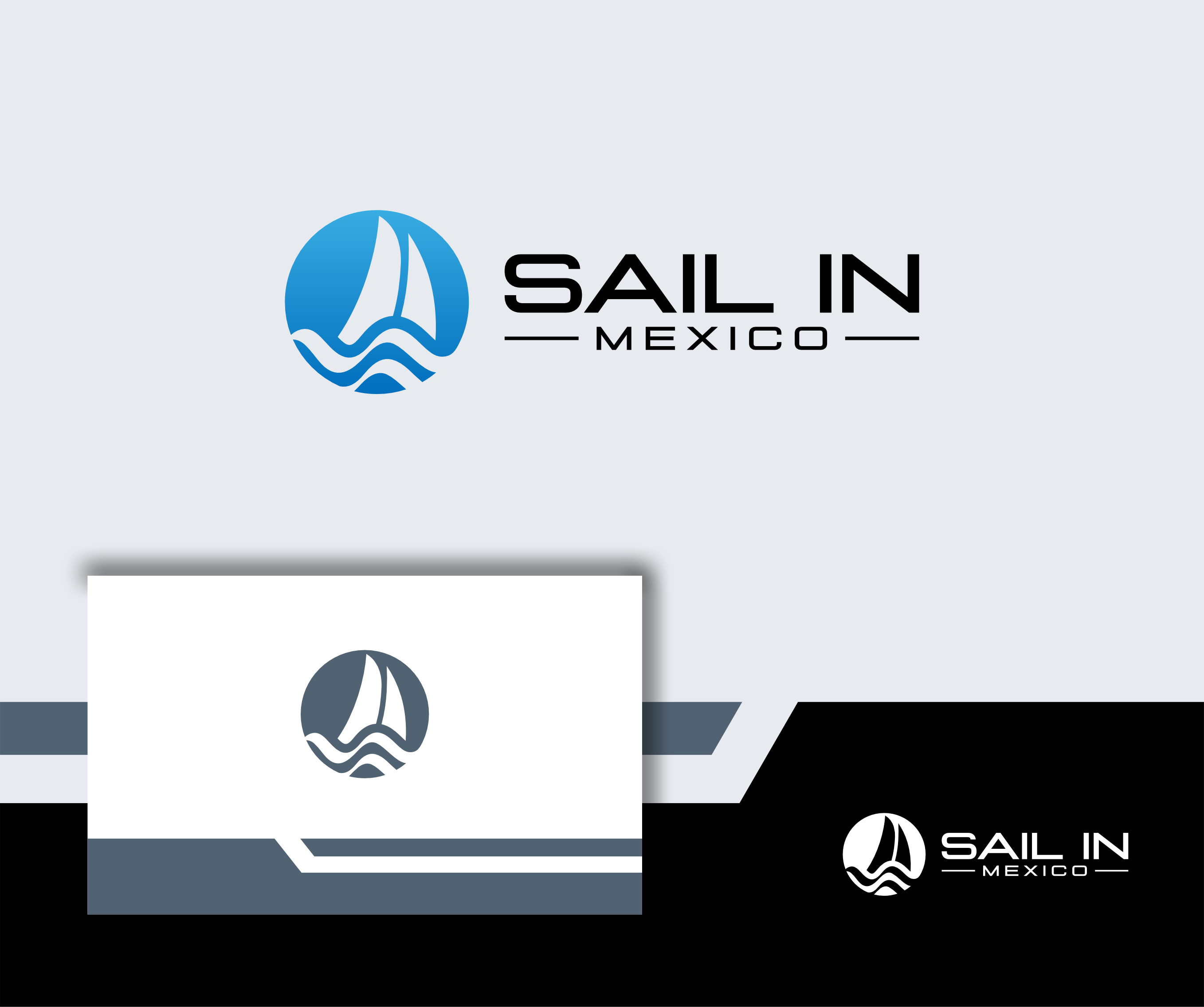 Logo Design by ander sky dc for Sail in Mexico Escuela Nautica | Design #34749815