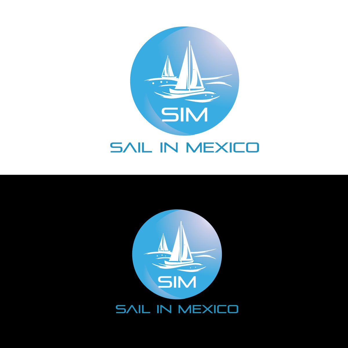 Diseño de Logo por Dhimant Maloo para Sail in Mexico Escuela Nautica | Diseño #34746790