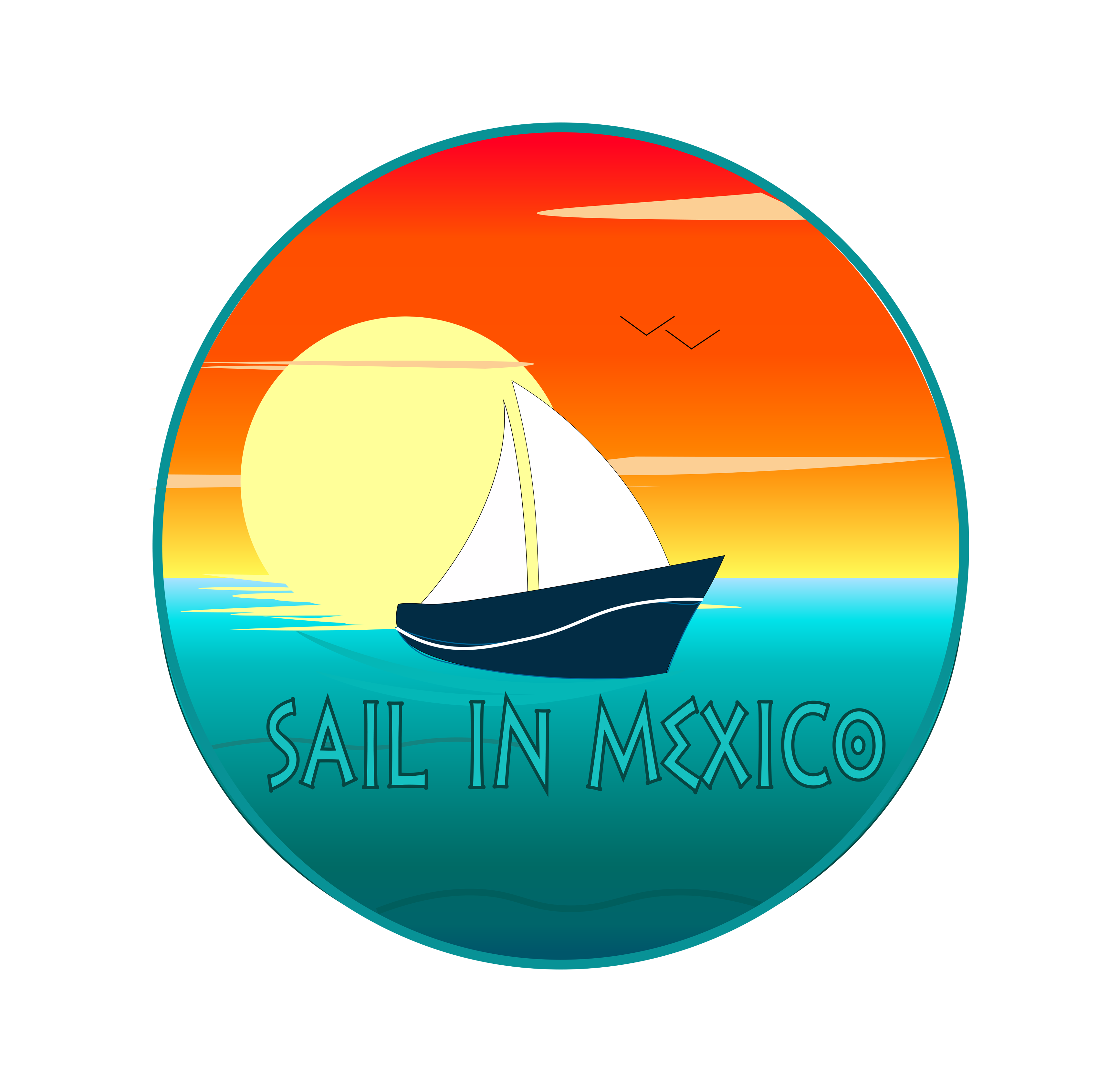 Logo-Design von Heather1205 für Sail in Mexico Escuela Nautica | Design #34749443