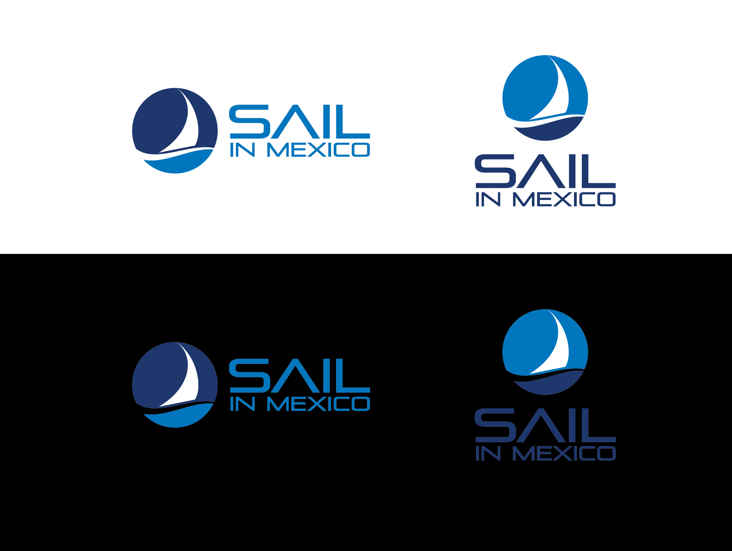 Logo Design by jika for Sail in Mexico Escuela Nautica | Design #34760253