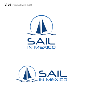 Logo Design by Rubia@ for Sail in Mexico Escuela Nautica | Design: #34762189