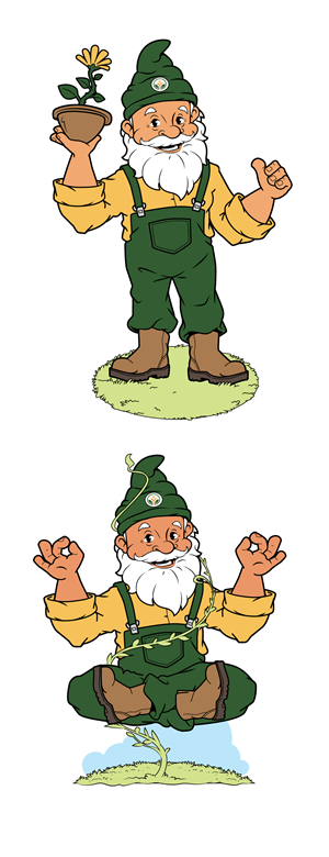Grandpa Grove: The Friendly Gardening Mascot for Outdoor ToolBox