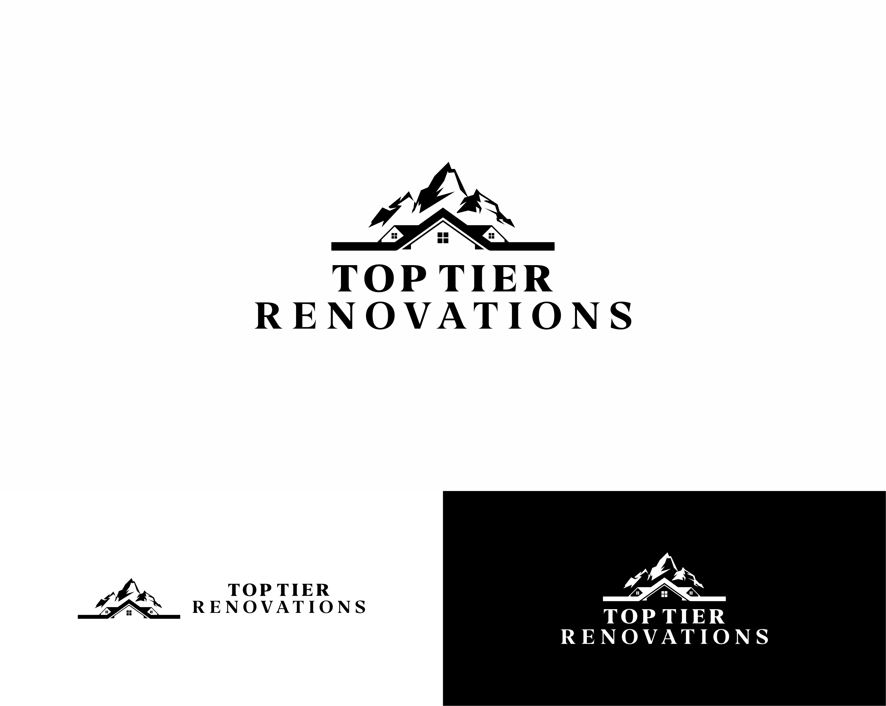 Logo Design by big daddy bojat for Top Tier Renovations, LLC | Design #34886409