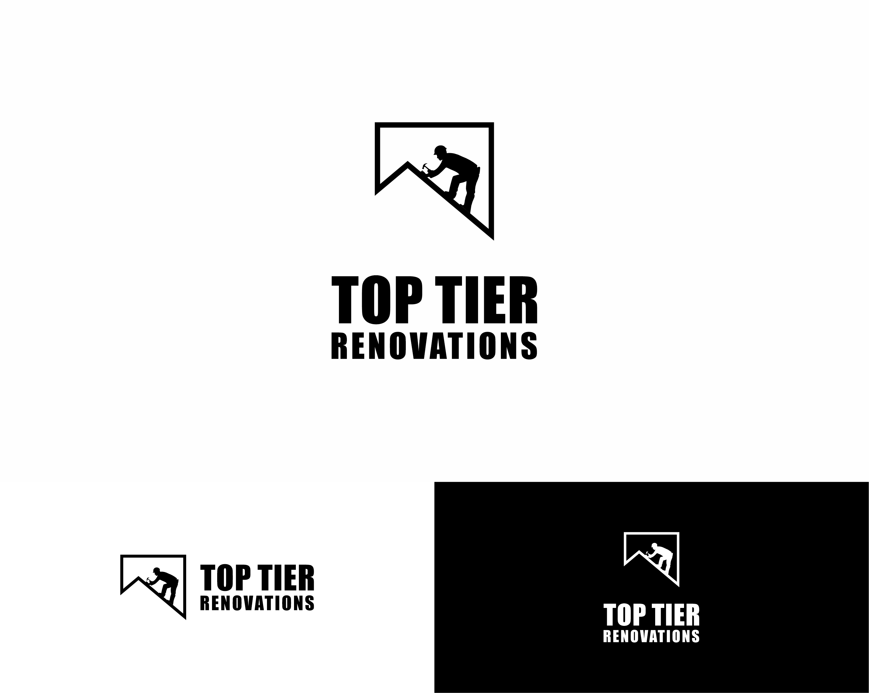 Logo Design by big daddy bojat for Top Tier Renovations, LLC | Design #34934397