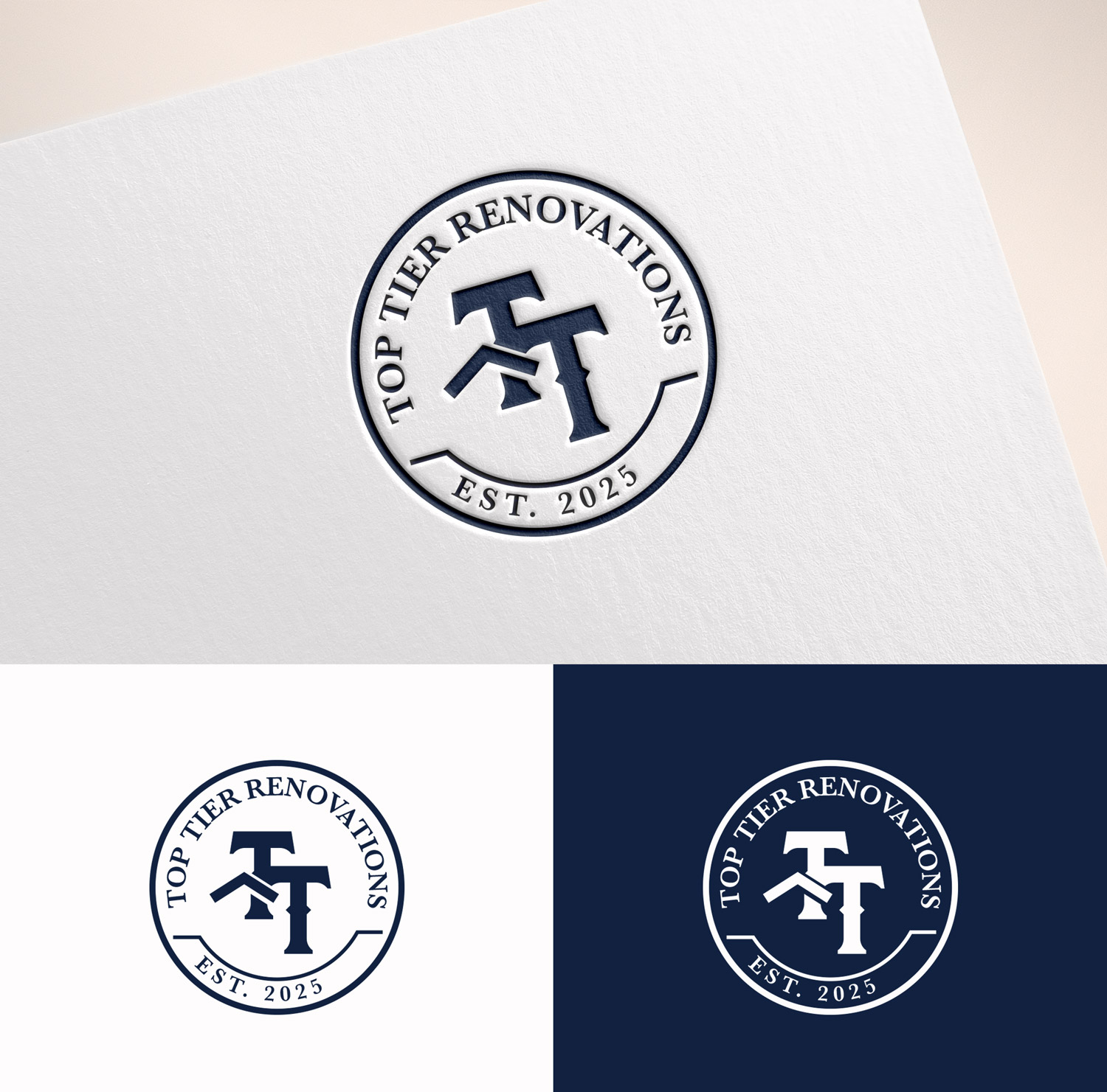 Diseño de Logo por M Art & Design para Top Tier Renovations, LLC | Diseño #34755349