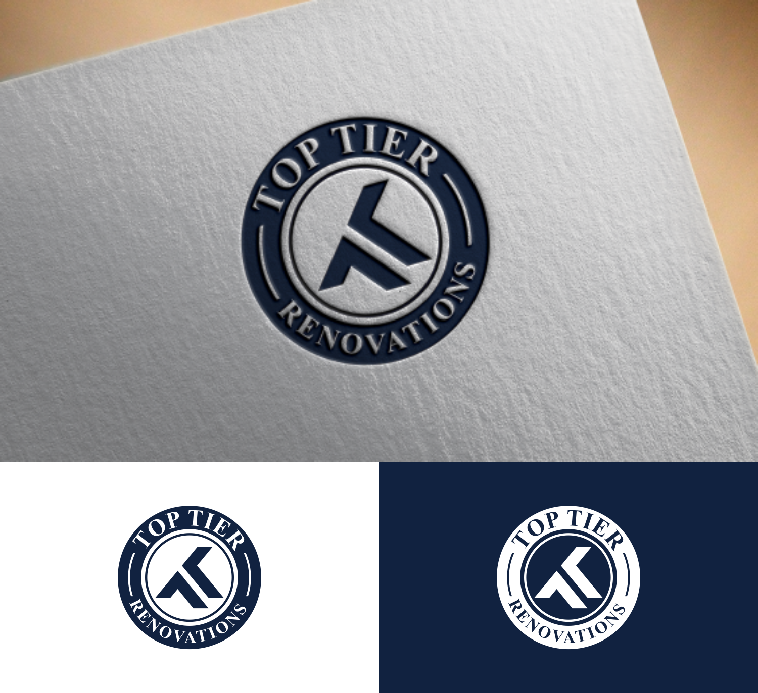 Logo Design by healer1617 for Top Tier Renovations, LLC | Design #34758447