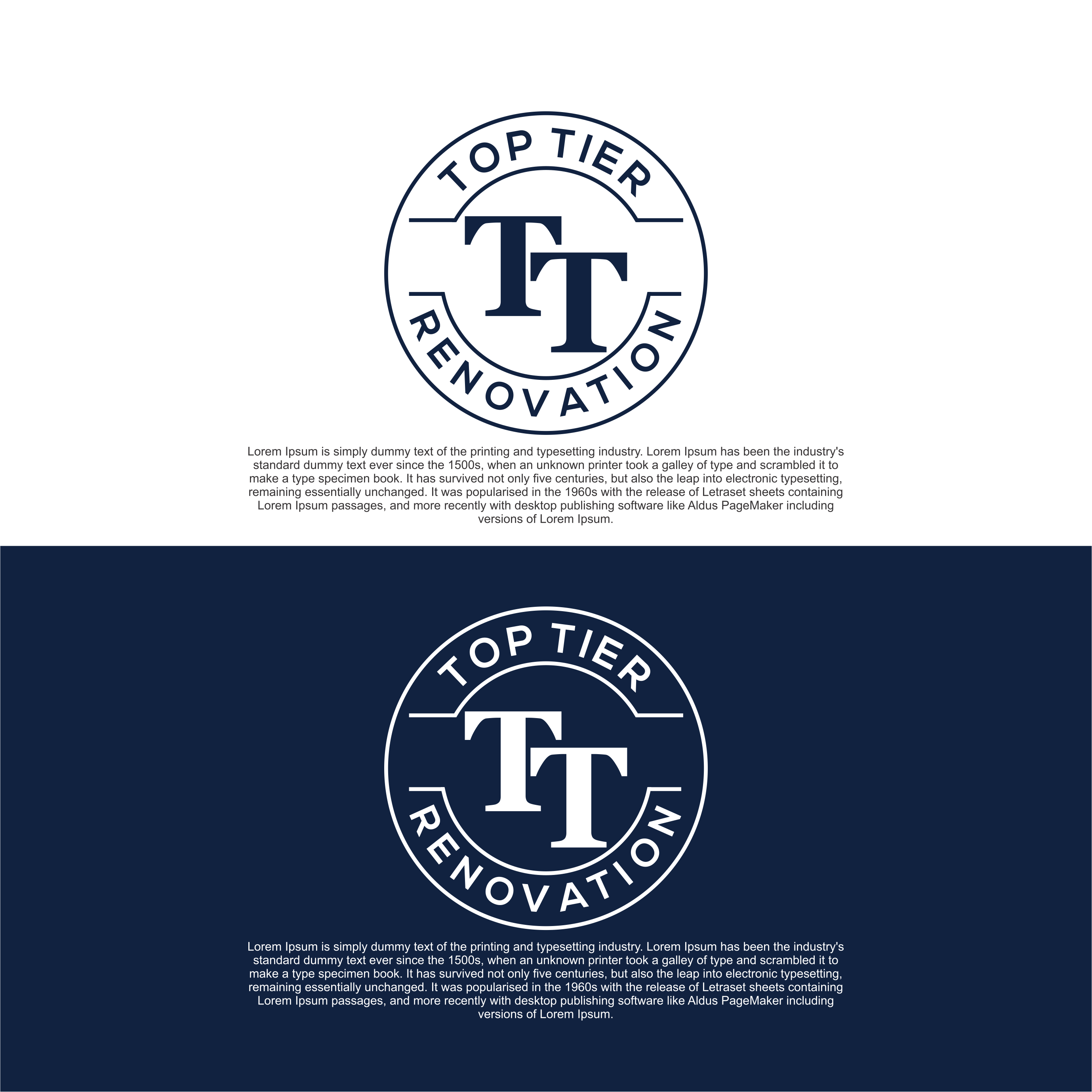 Logo-Design von diego costa für Top Tier Renovations, LLC | Design #34751426