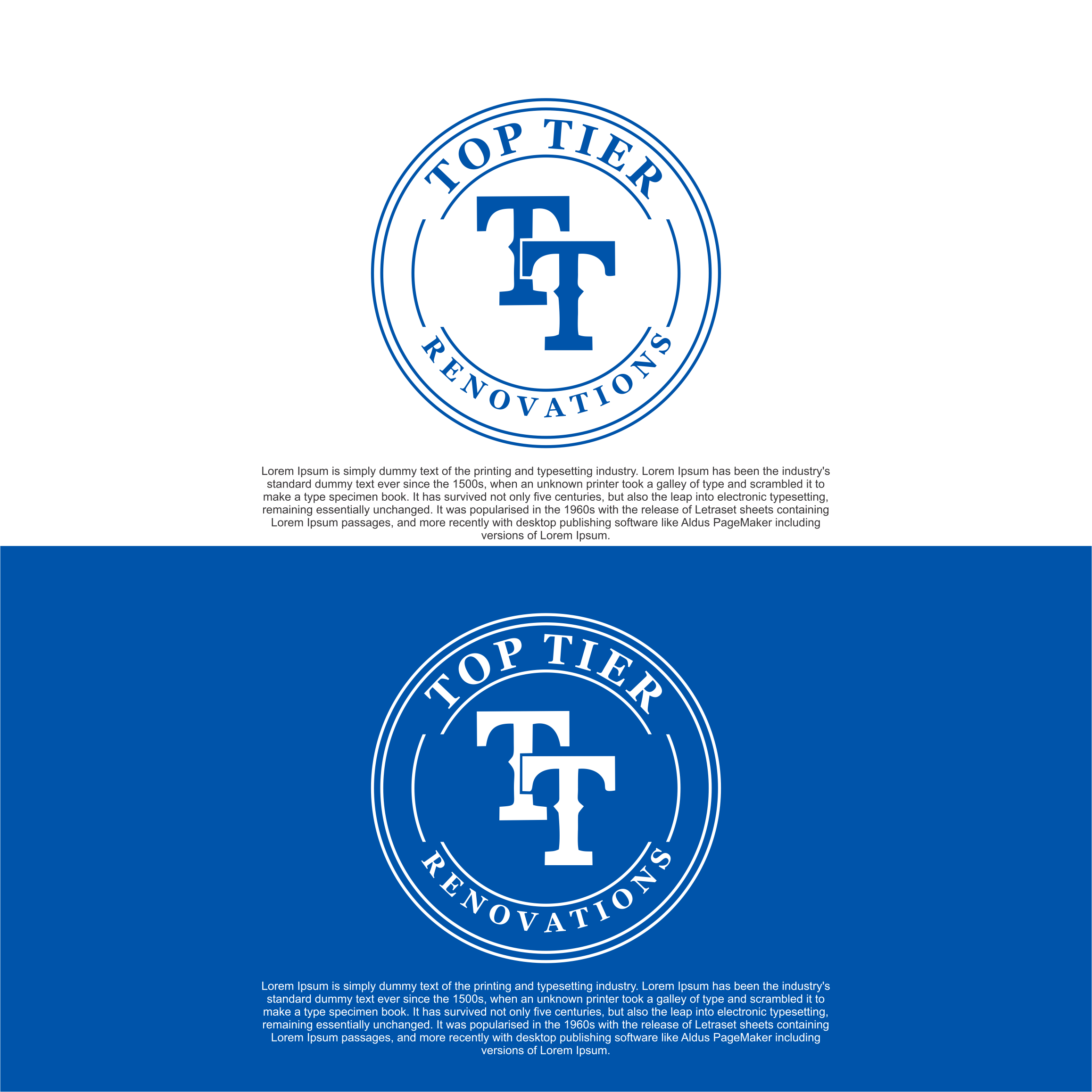 Logo Design by diego costa for Top Tier Renovations, LLC | Design #34755436