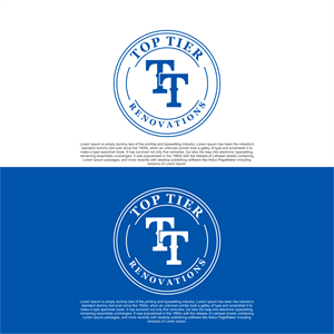 Logo Design by diego costa for Top Tier Renovations, LLC | Design: #34755436