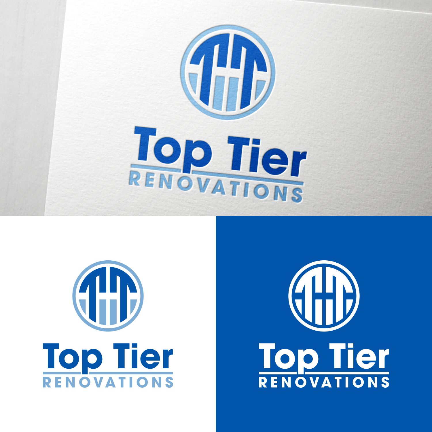 Logo Design by ulun4 for Top Tier Renovations, LLC | Design #34762332