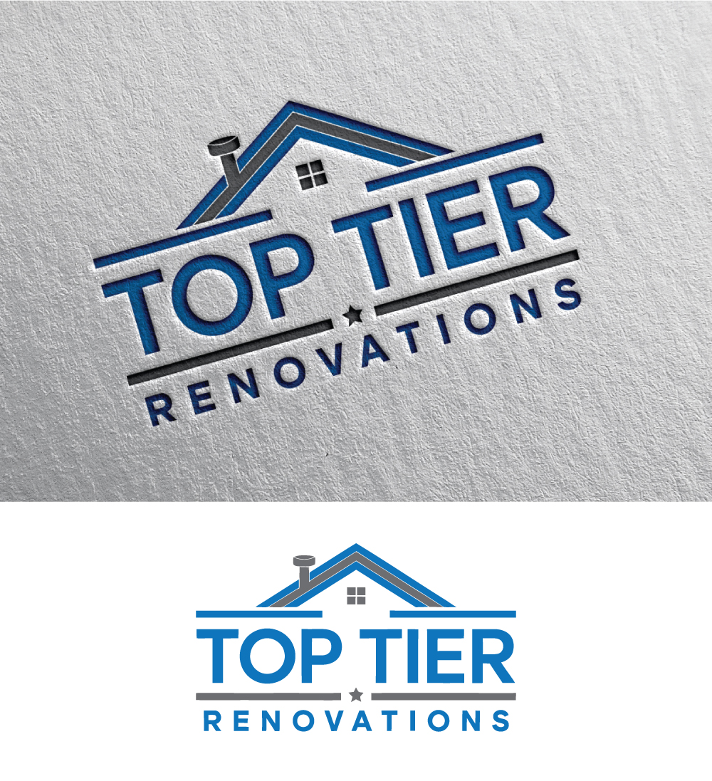 Logo-Design von bute für Top Tier Renovations, LLC | Design #34773805
