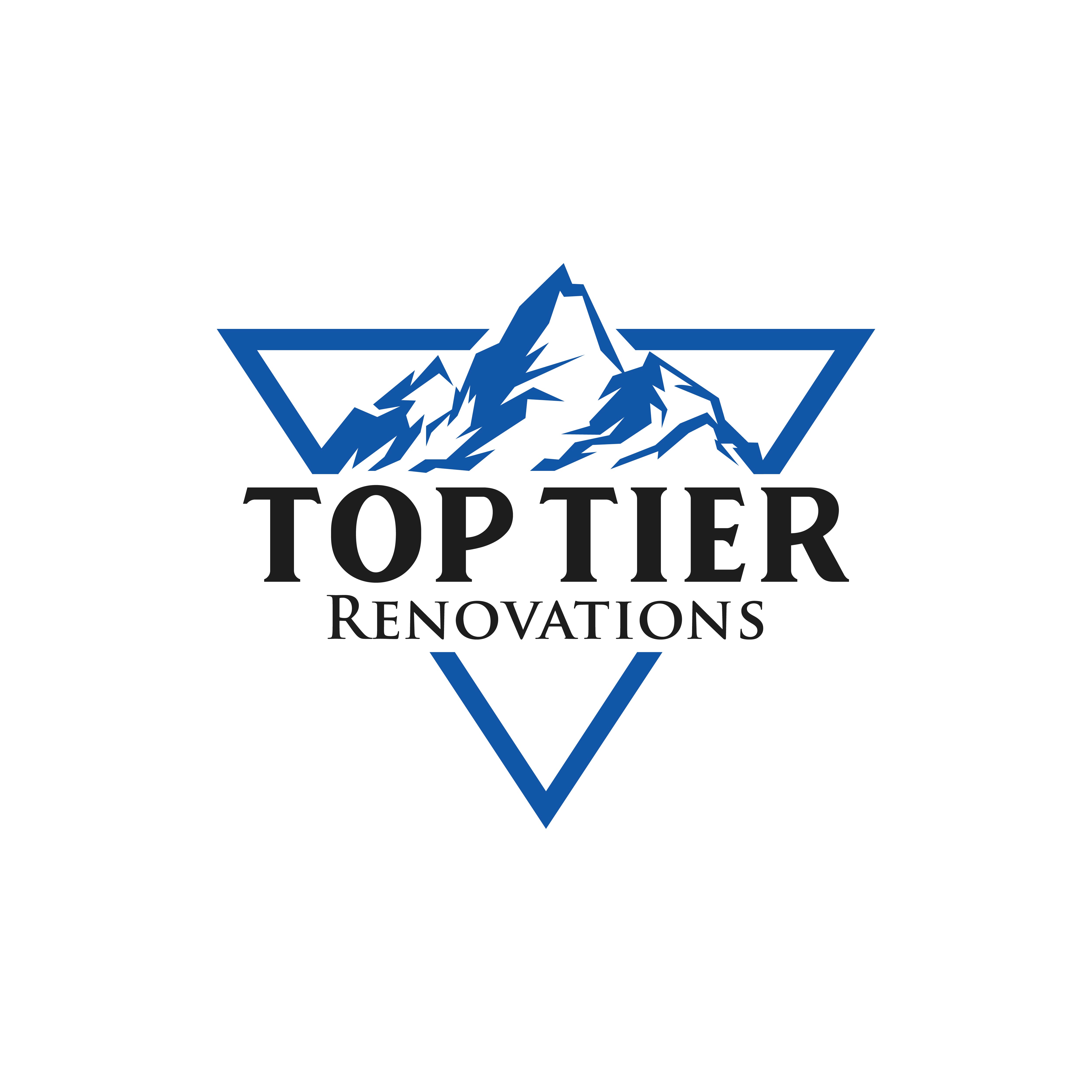 Logo Design by Logo Maker Zone for Top Tier Renovations, LLC | Design #34882064