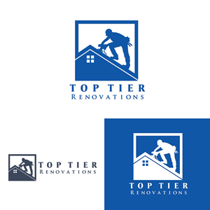 Logo Design by Logo Maker Zone for Top Tier Renovations, LLC | Design: #34912545