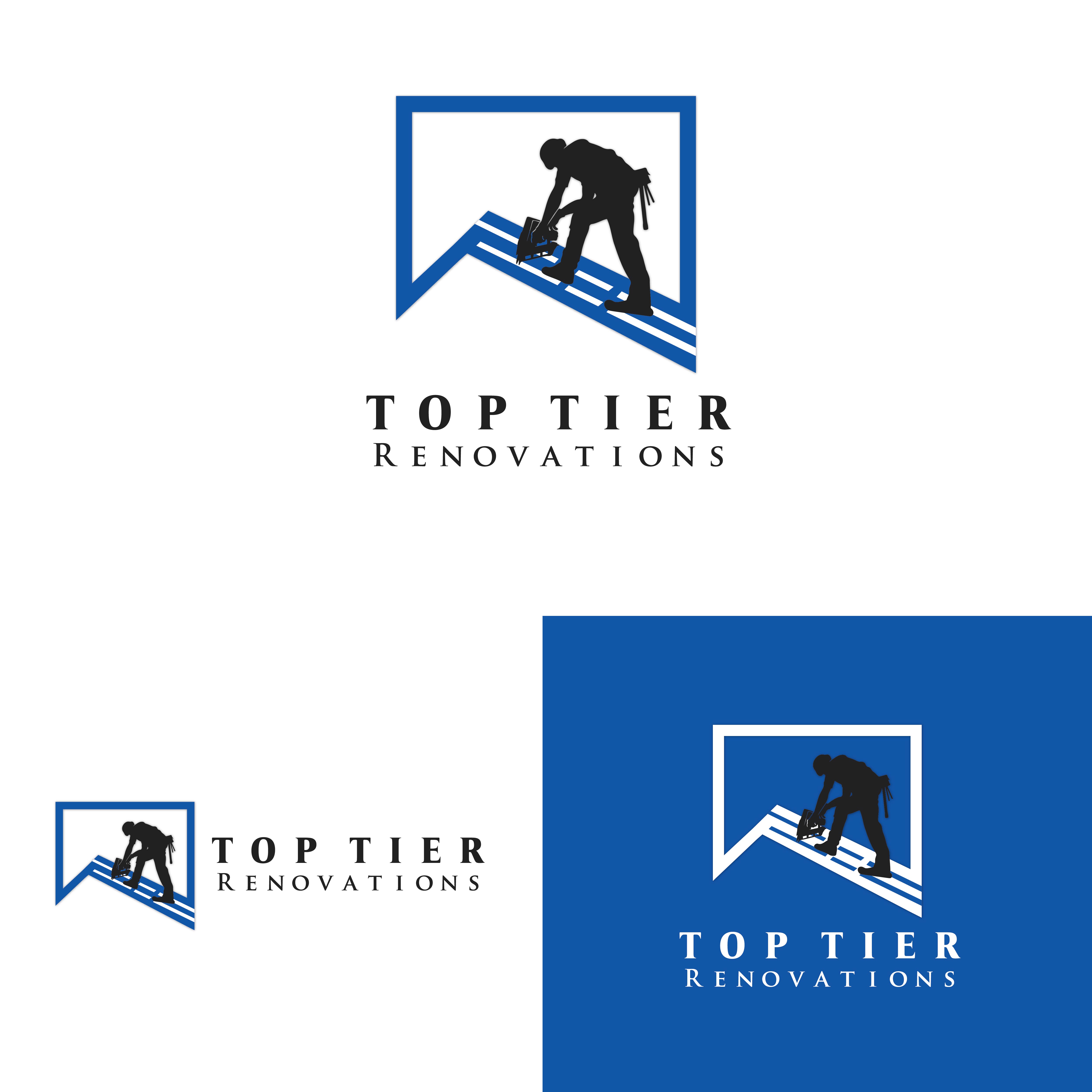 Logo-Design von Logo Maker Zone für Top Tier Renovations, LLC | Design #34912793