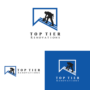 Logo Design by Logo Maker Zone for Top Tier Renovations, LLC | Design: #34912793
